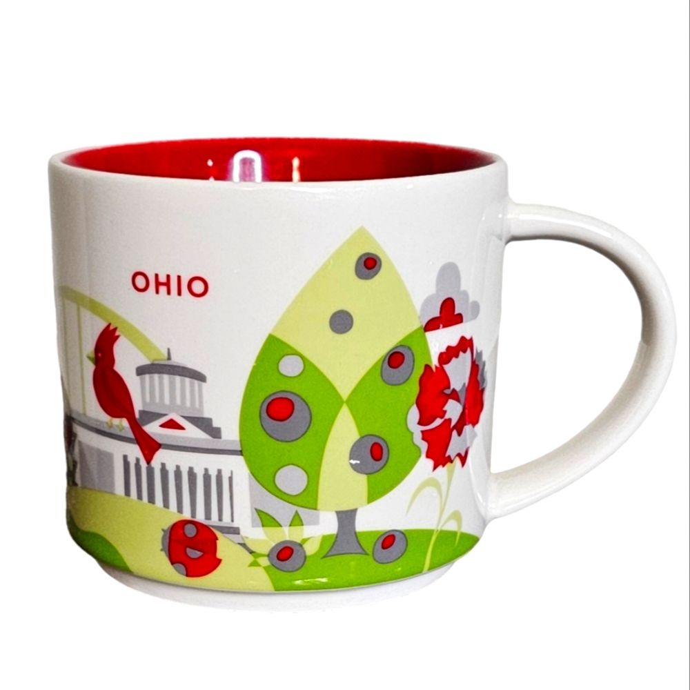 Starbucks "You Are Here" Collection-Ohio  2014 Mug 14 FL. Oz.